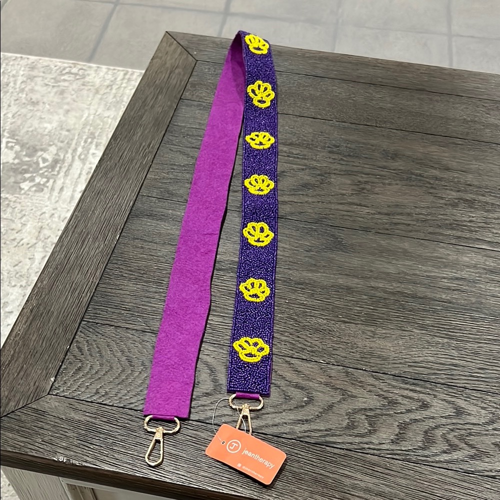 LSU TIGER PURSE STRAP